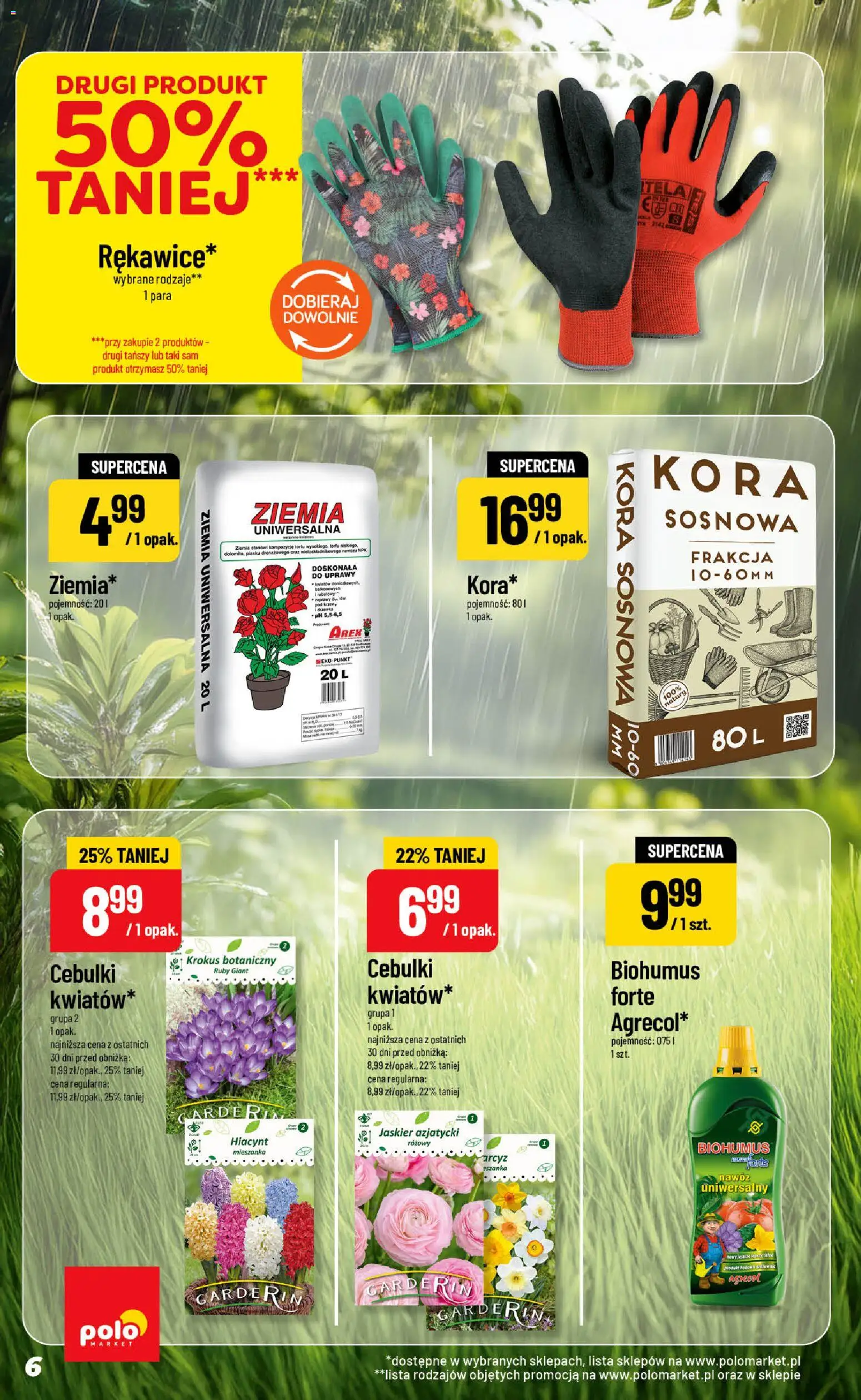 Nowa POLOmarket gazetka od jutra 02.09.2026 | Strona: 6 | Produkty: Ziemia uniwersalna, Ziemia, Nawóz