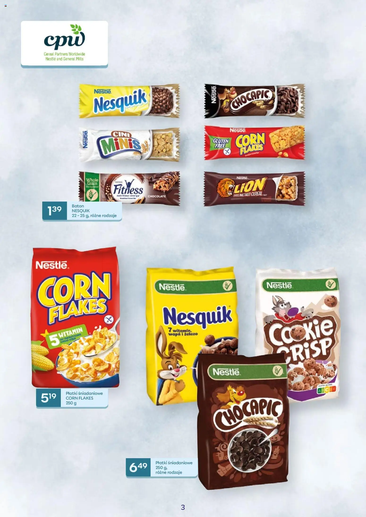 Eurocash gazetka - Oferta Handlowa od 04.05.2026 | Strona: 3 | Produkty: Żelazo, Płatki śniadaniowe, Płatki, Corn Flakes