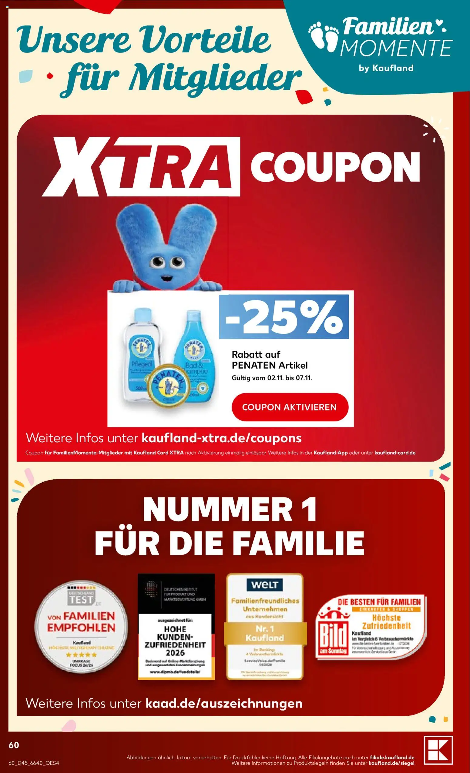 Kaufland Německo leták od 02.11.2026 | Strana: 60 | Produkty: Test