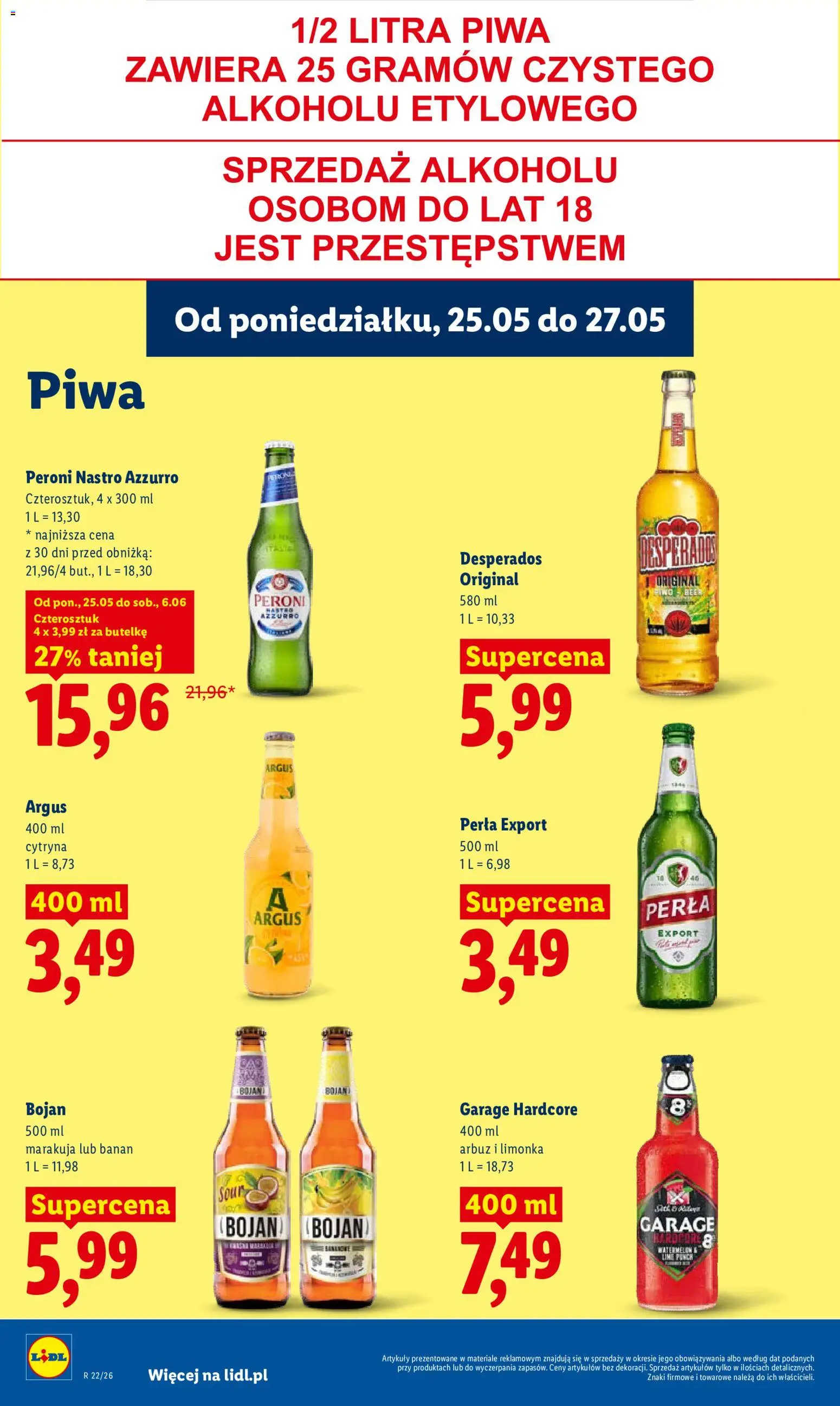 Lidl gazetka od 25.05.2026 | Strona: 74 | Produkty: Cytryna, Limonka, Arbuz, Banan