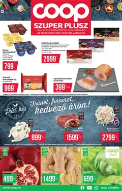 COOP - Észak Kelet Pro-Coop Zrt - Szuper Plusz - amely érvényes a következő dátumtól: 2026.10.29.