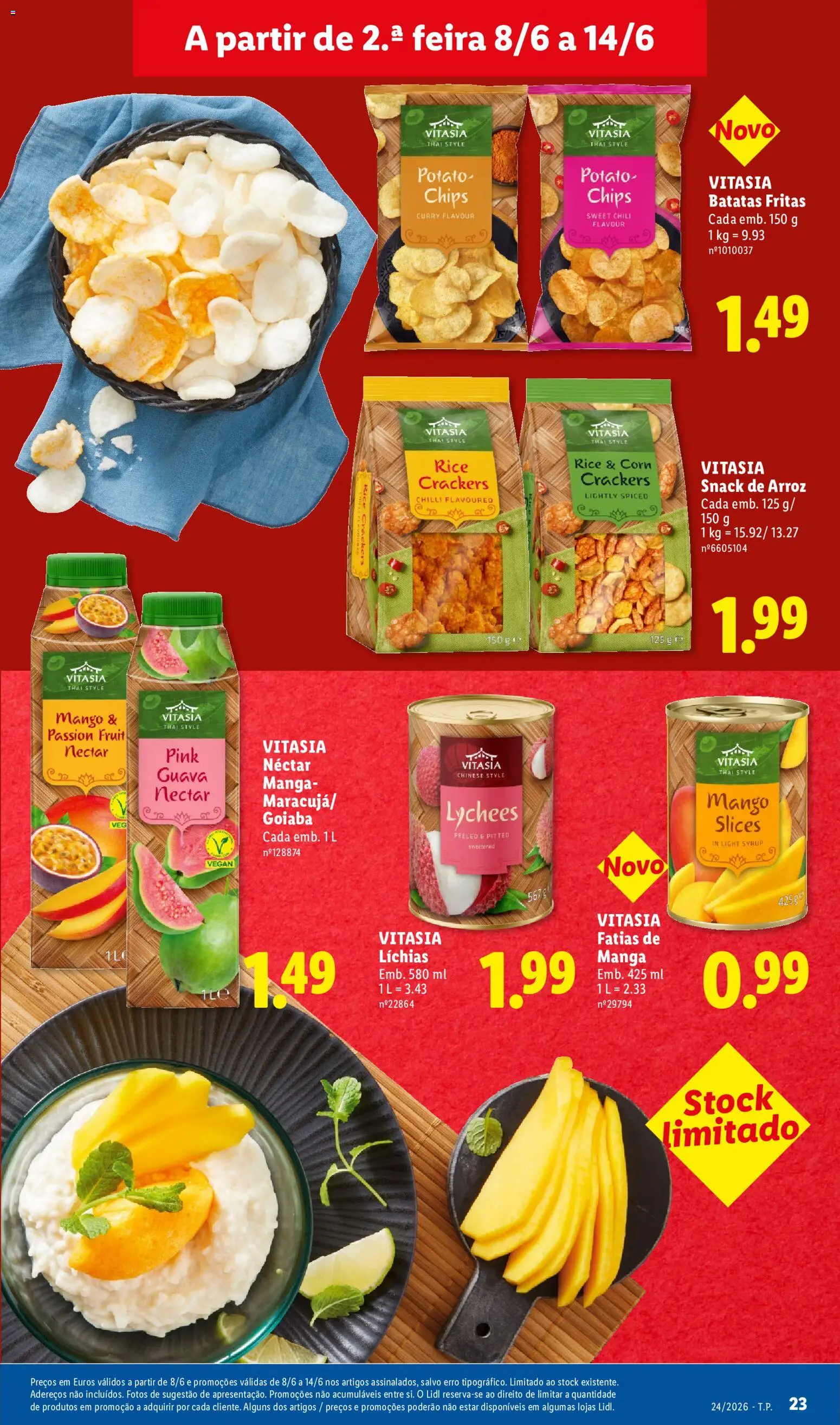 Lidl folheto │ válido de 08.06.2026 | Página: 23 | Produtos: Arroz, Batatas fritas