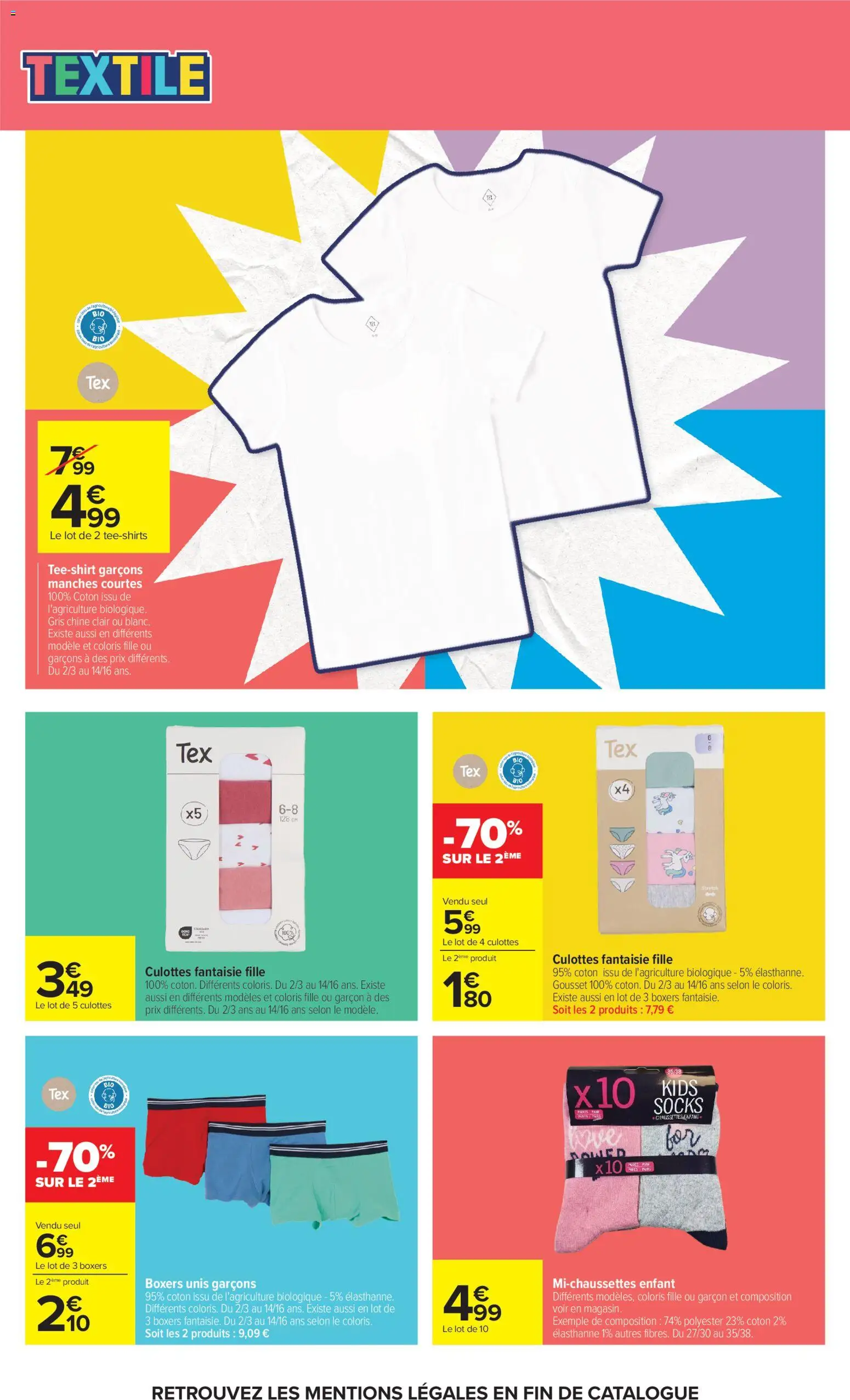 {H1} | Page: 38 | Produits: Coton, T-shirt, Boxeurs