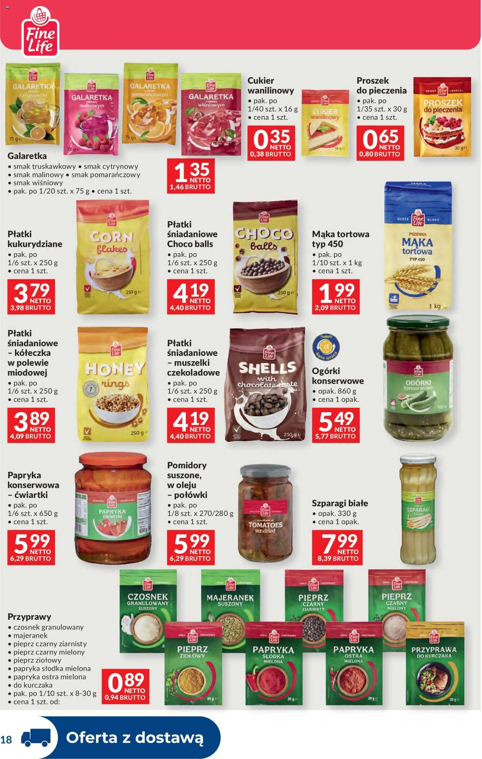 Makro gazetka - Dystrybucja do sklepów od 14.04.2026 | Strona: 18 | Produkty: Papryka, Szparagi, Pomidory, Pieprz