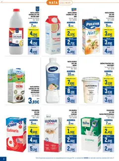Vista previa Makro Lácteos válido desde el 05/10/2026 | Página: 8 | Productos: Espesante, Nata, Cocina