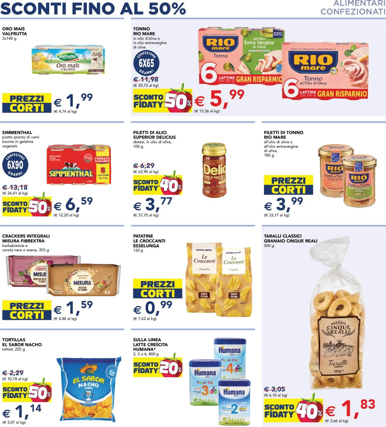 Volantino Esselunga S del 08.06.2026 | Pagina: 13 | Prodotti: Carota, Latte, Mais, Piatto