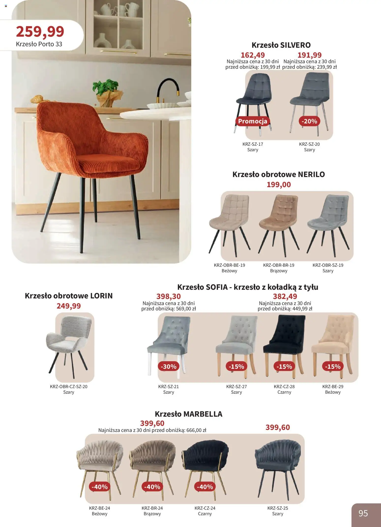 Bodzio Katalog od 01.08.2026 | Strona: 95 | Produkty: Krzesło