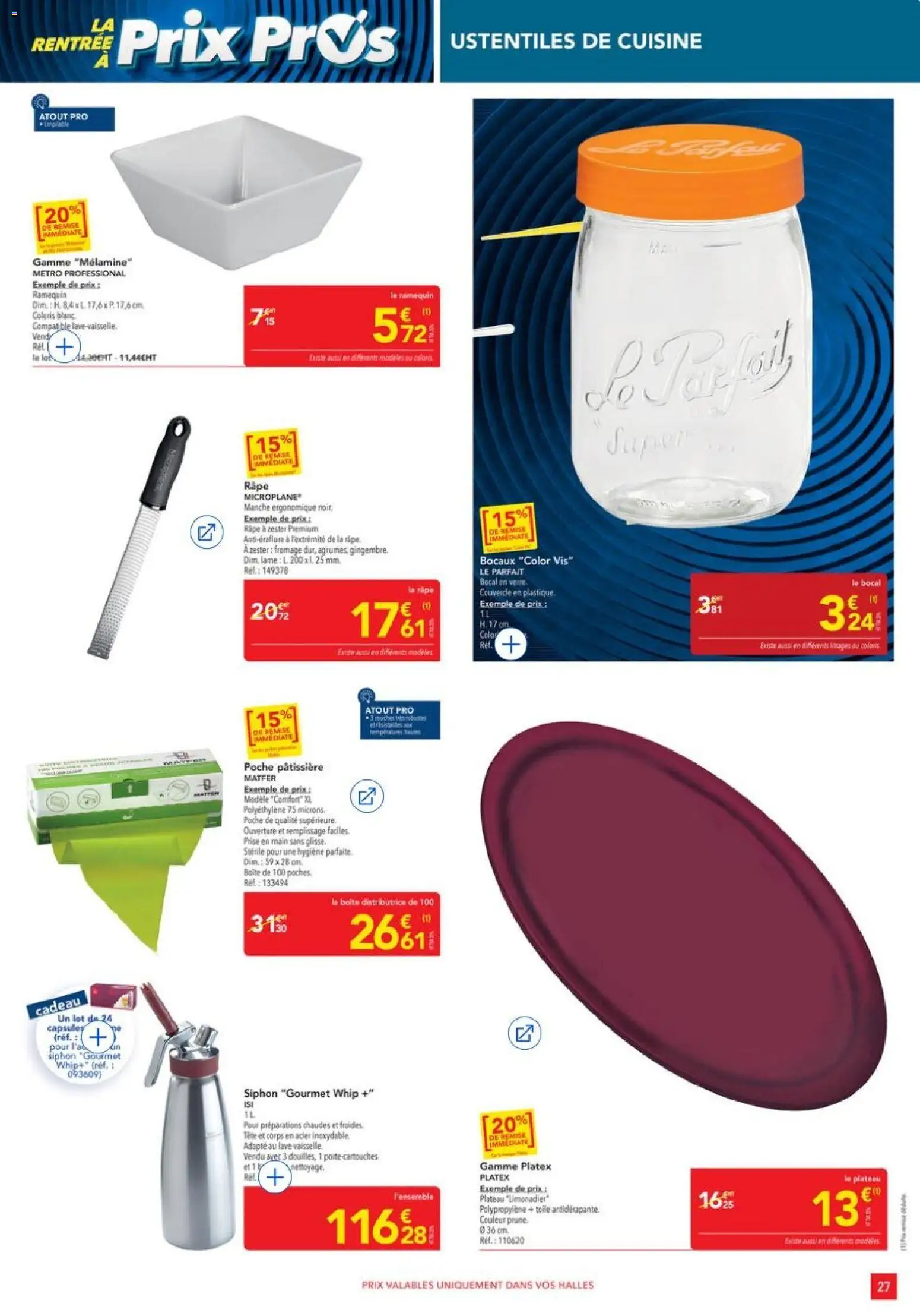 {H1} | Page: 27 | Produits: Couvercle, Râpe, Prise, Fromage