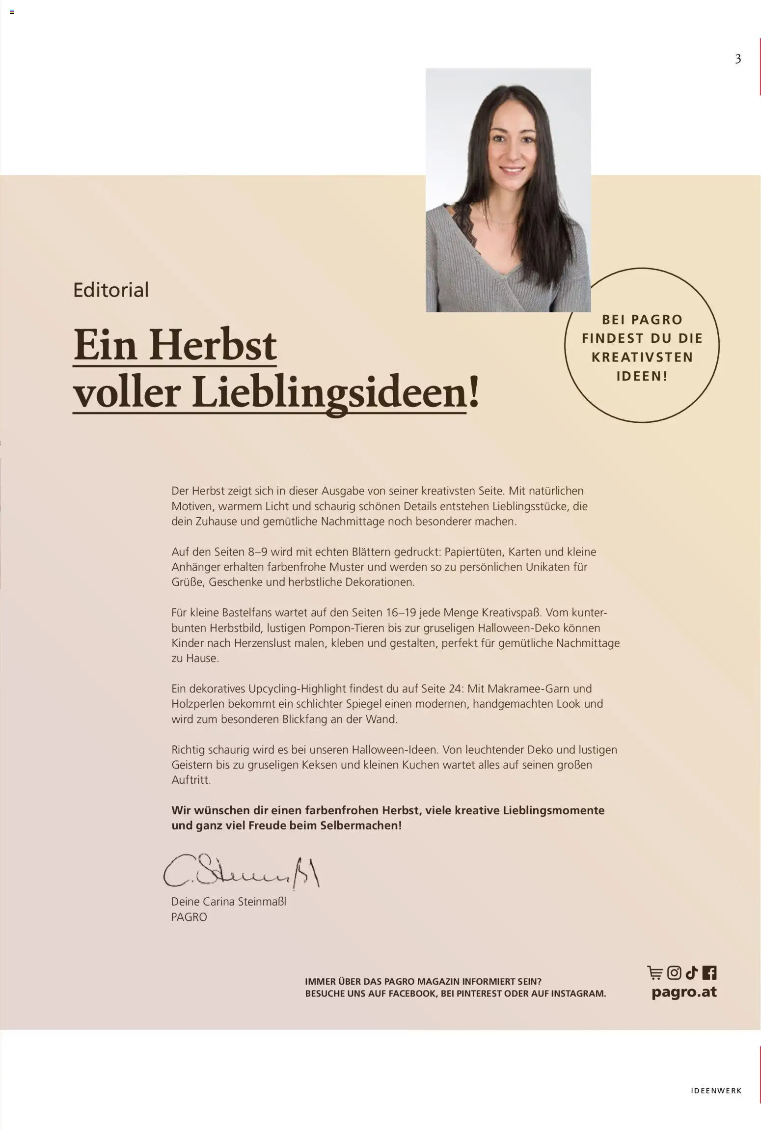 Pagro-Diskont Ideenwerk gültig ab 01.09.2026 | Seite: 3 | Produkte: Magazin, Spiegel