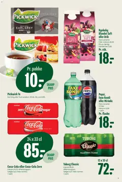 Min Købmand - Tilbudsavis uge 39 gyldig fra 18/09/2026 | Side: 10 | Produkter: Te, Faxe Kondi, Pepsi