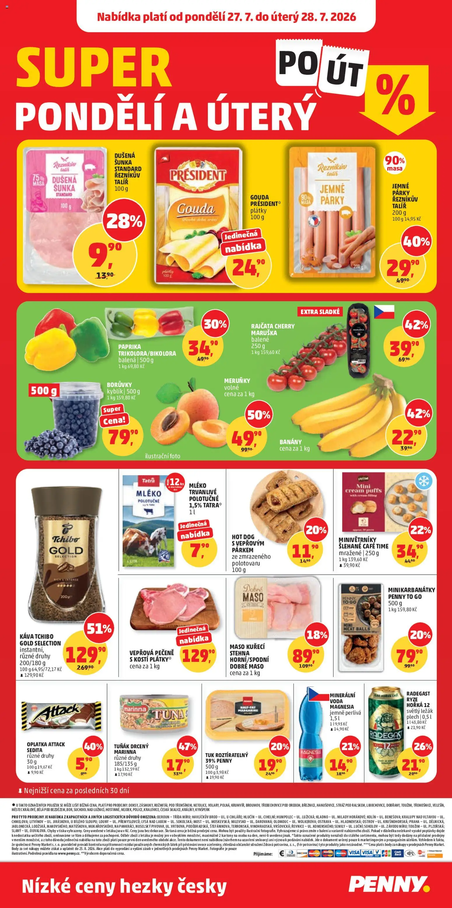 Penny Market leták od 22.07.2026 | Strana: 32 | Produkty: Ovoce, Rýže, Minerální voda, Kuřecí stehna