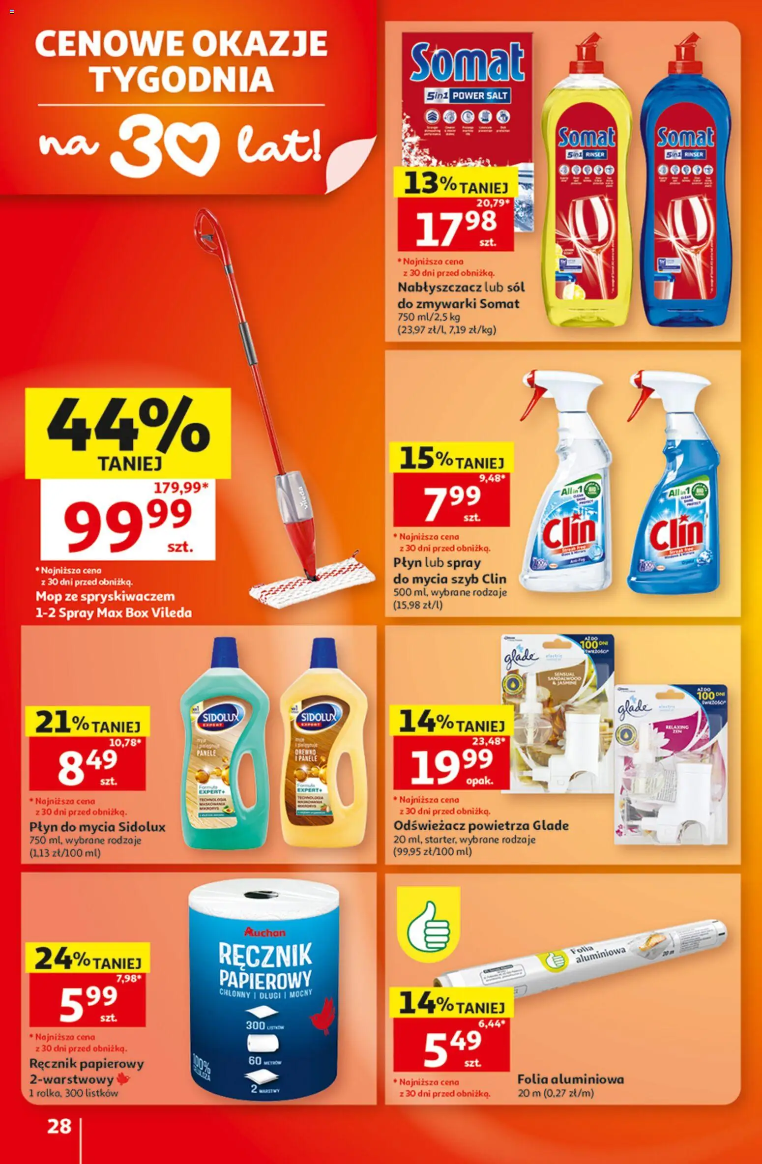 Auchan gazetka - 30 Lat Hipermarket od 17.09.2026 | Strona: 28