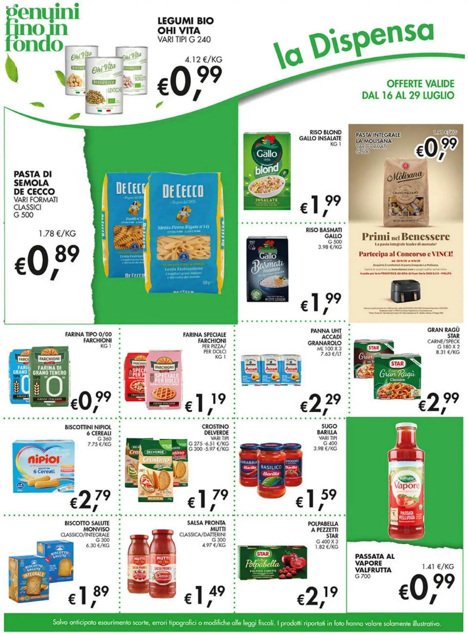 Volantino Coal del 16/07/2026 | Pagina: 11 | Prodotti: Cereali, Lenticchie, Salsa, Ragú