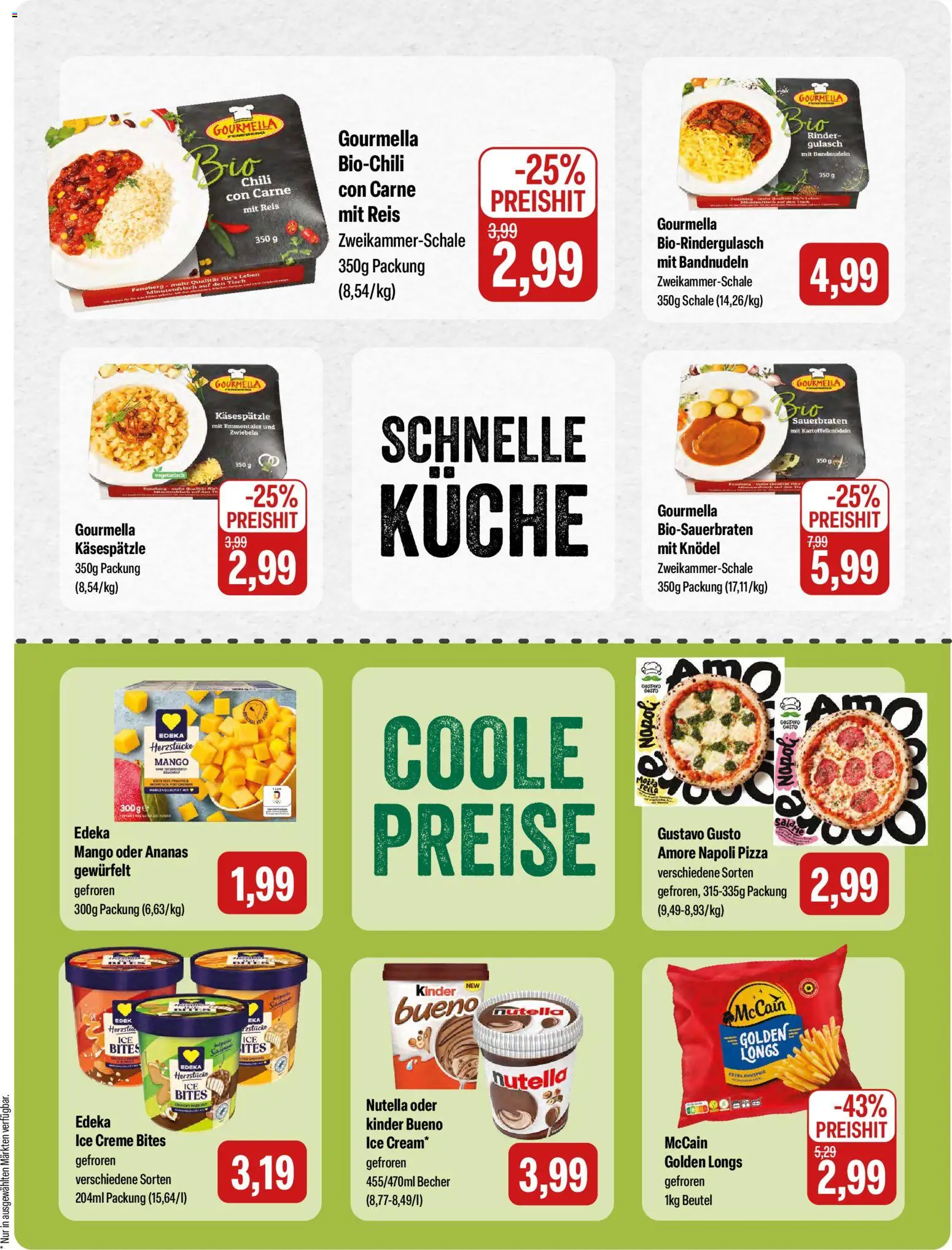 Feneberg Angebote – gültig ab 18.06.2026 | Seite: 13 | Produkte: Gustavo gusto, Kinder bueno, Gulasch, Chili