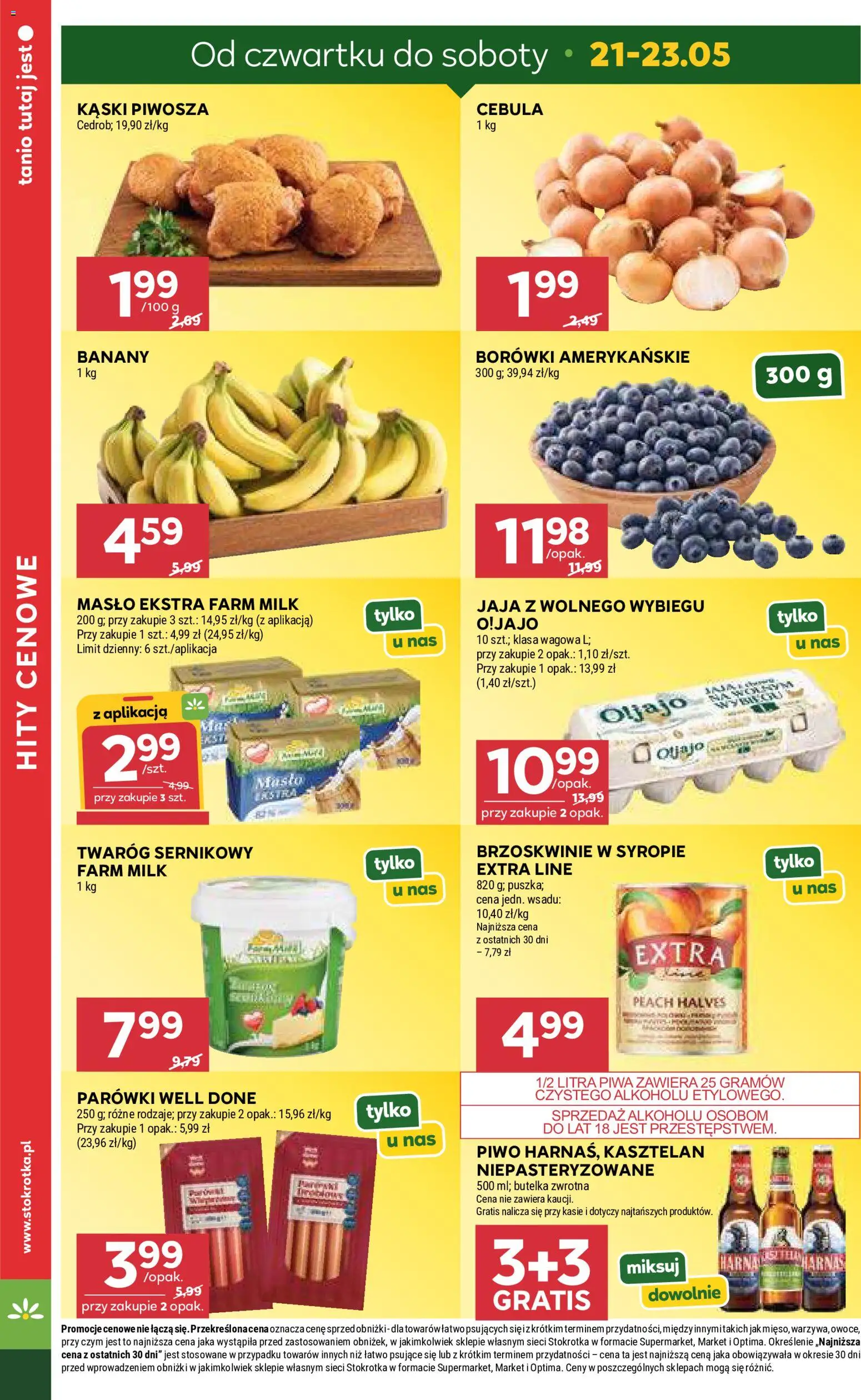 Stokrotka gazetka - Market od 21.05.2026 | Strona: 2 | Produkty: Stokrotka, Parówki, Twaróg, Jaja