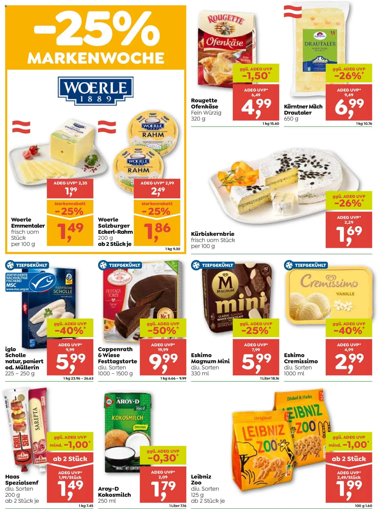 ADEG Flugblatt gültig ab 29.10.2026 | Seite: 4 | Produkte: Vanille, Grill, Kokosmilch, Milch
