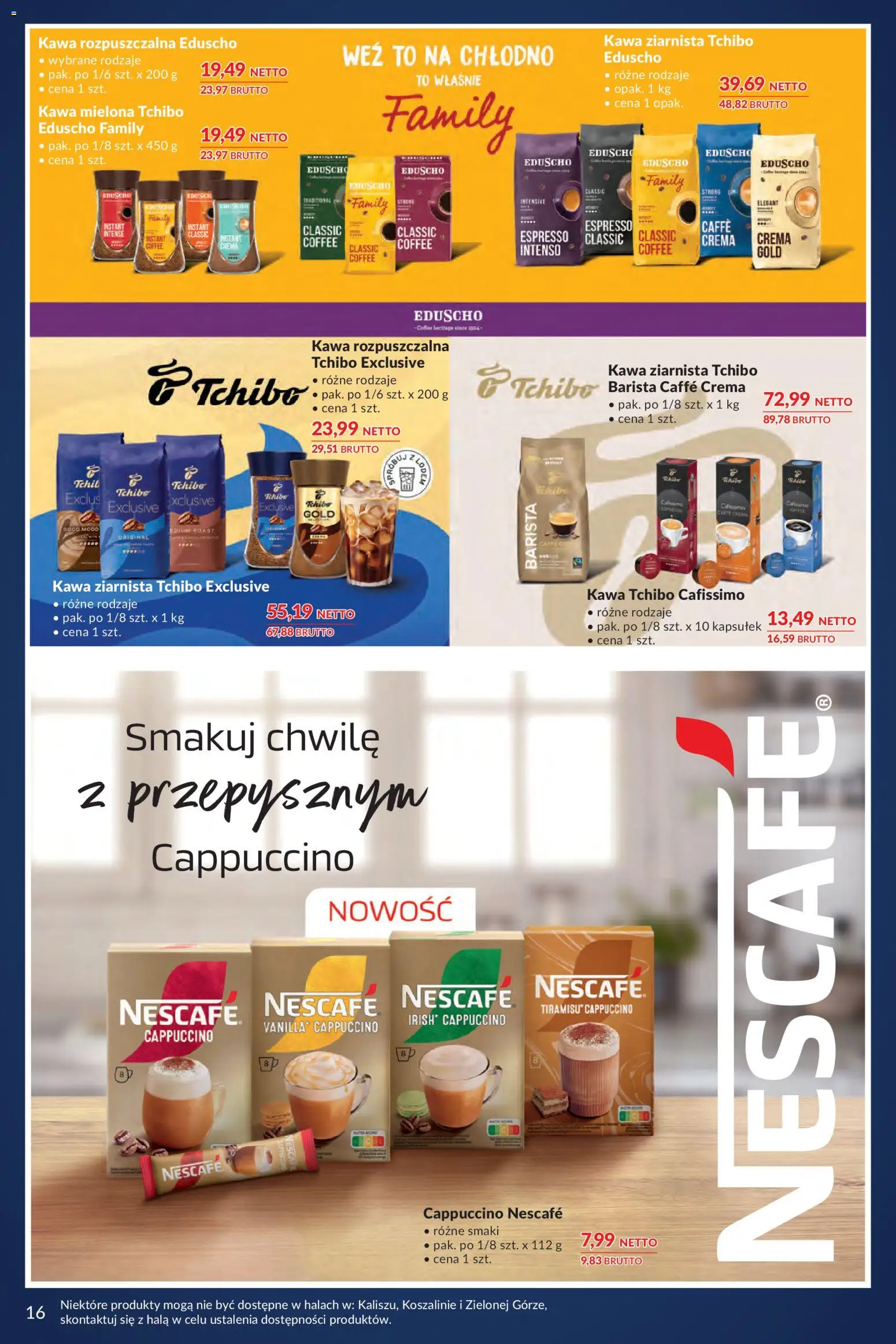 Makro gazetka - Lato pełne inspiracji od 04.08.2026 | Strona: 7 | Produkty: Kawa rozpuszczalna, Tchibo kawa ziarnista, Tchibo exclusive, Kawa