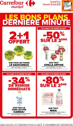 Carrefour Market - Prévisualisation de Carrefour Market Les bons plans derniere minute​ valide à partir de 17/08/2026
