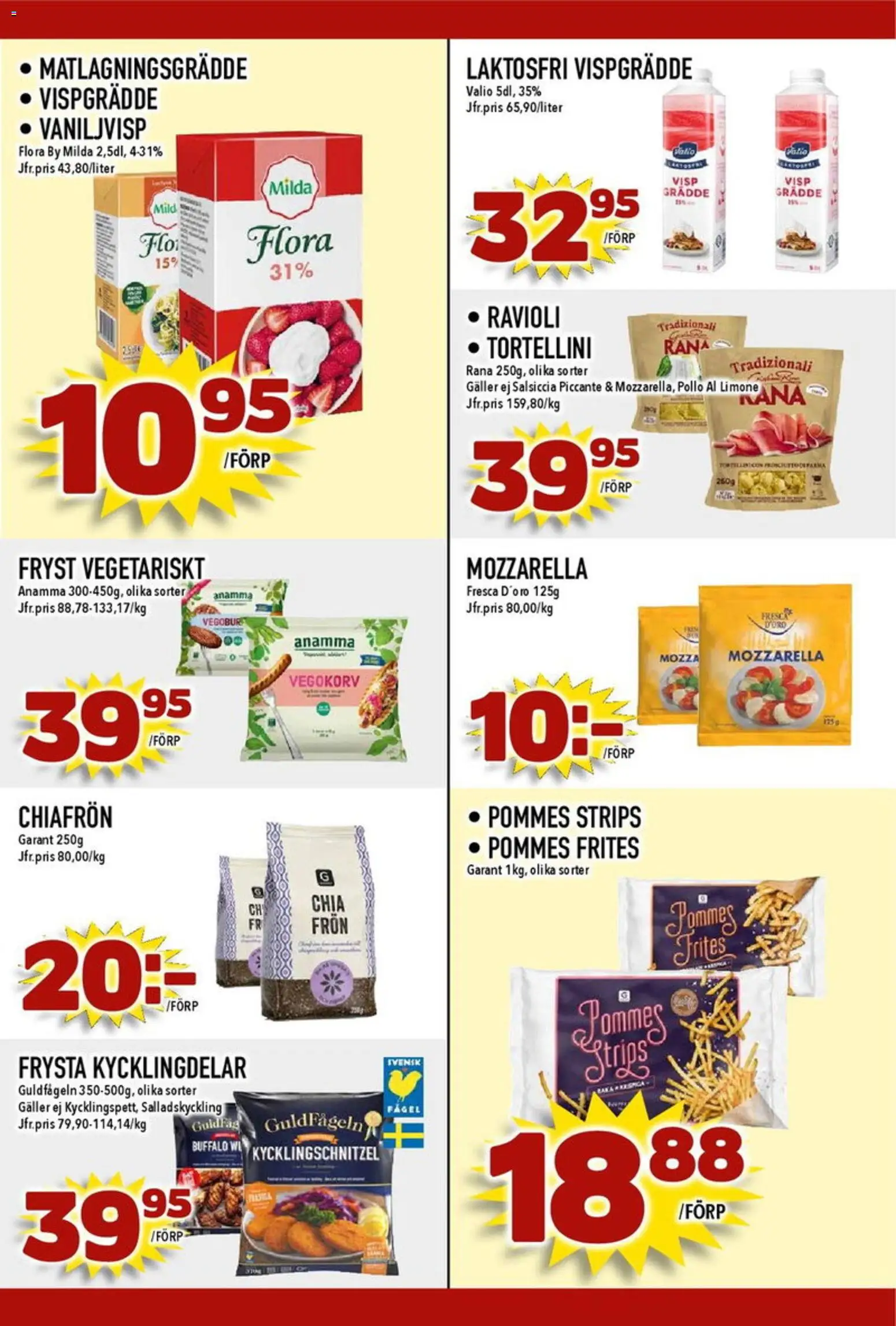 Matdax reklamblad aktuell från 26/10/2026 | Sida: 23 | Produkter: Visp, Galler, Kycklingdelar, Vispgrädde
