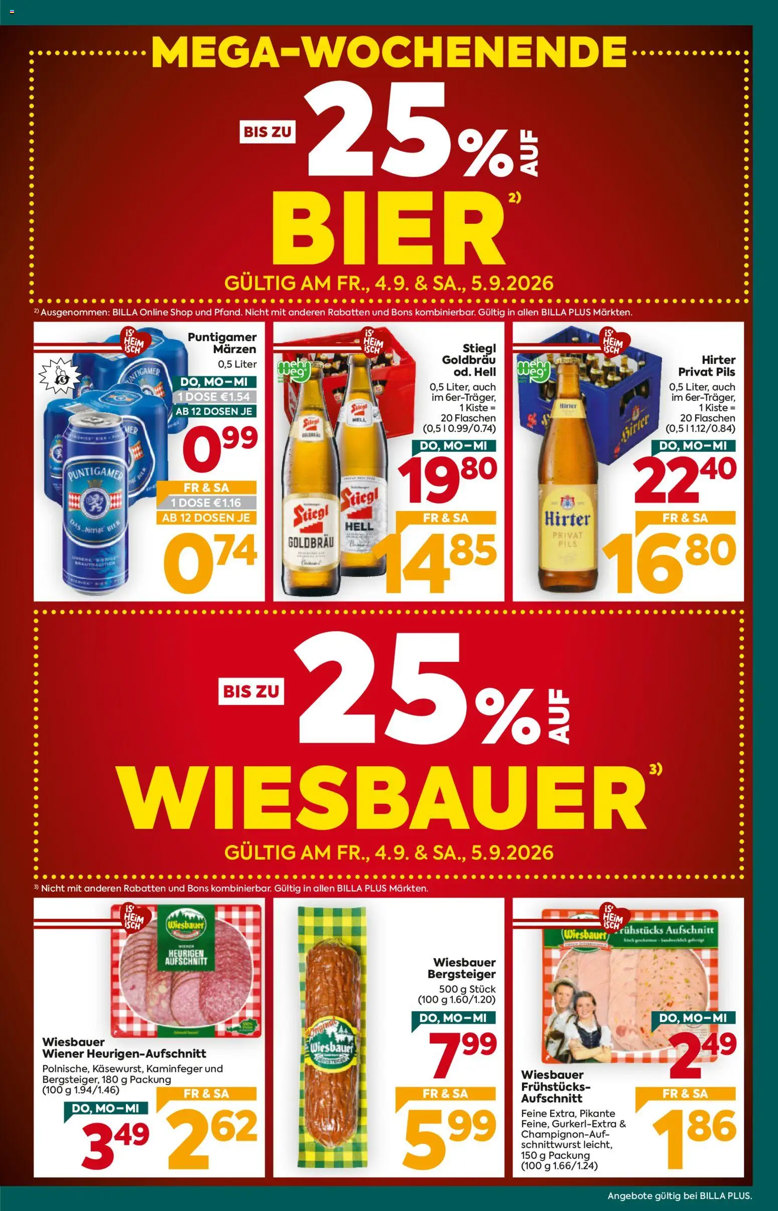Billa Plus Flugblatt gültig ab 03.09.2026 | Seite: 3