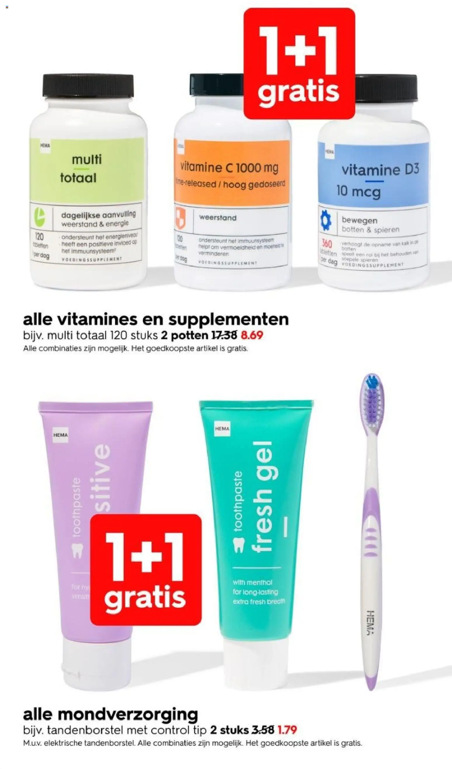 {H1} | Pagina: 10 | Producten: Tandenborstel, Supplementen, Mondverzorging, Vitamine C