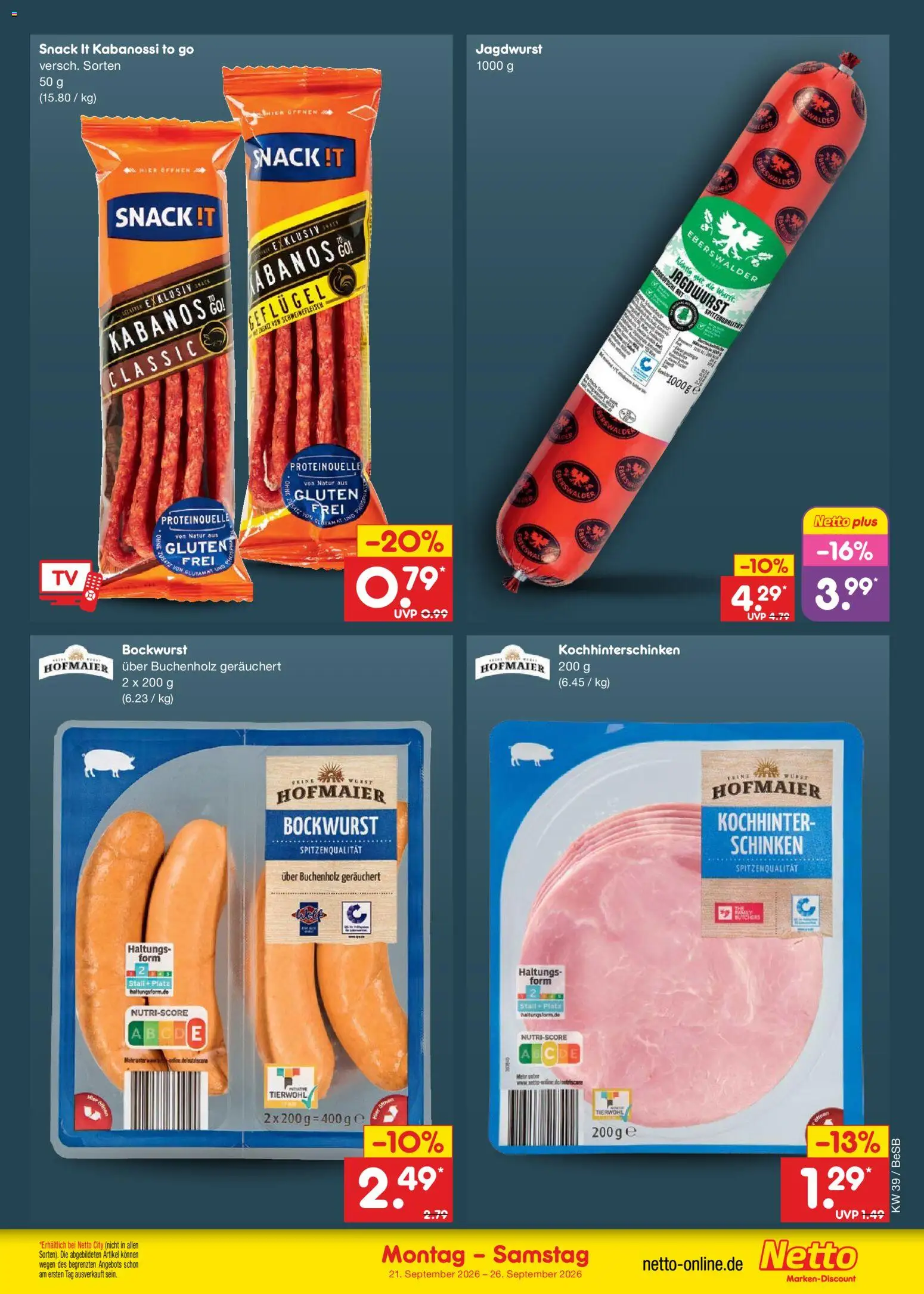 Netto Marken-Discount Prospekt – gültig ab 21.09.2026 | Seite: 23
