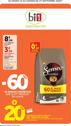 bi1 - Prévisualisation de bi1 Catalogue supermarché valide à partir de 15/09/2026