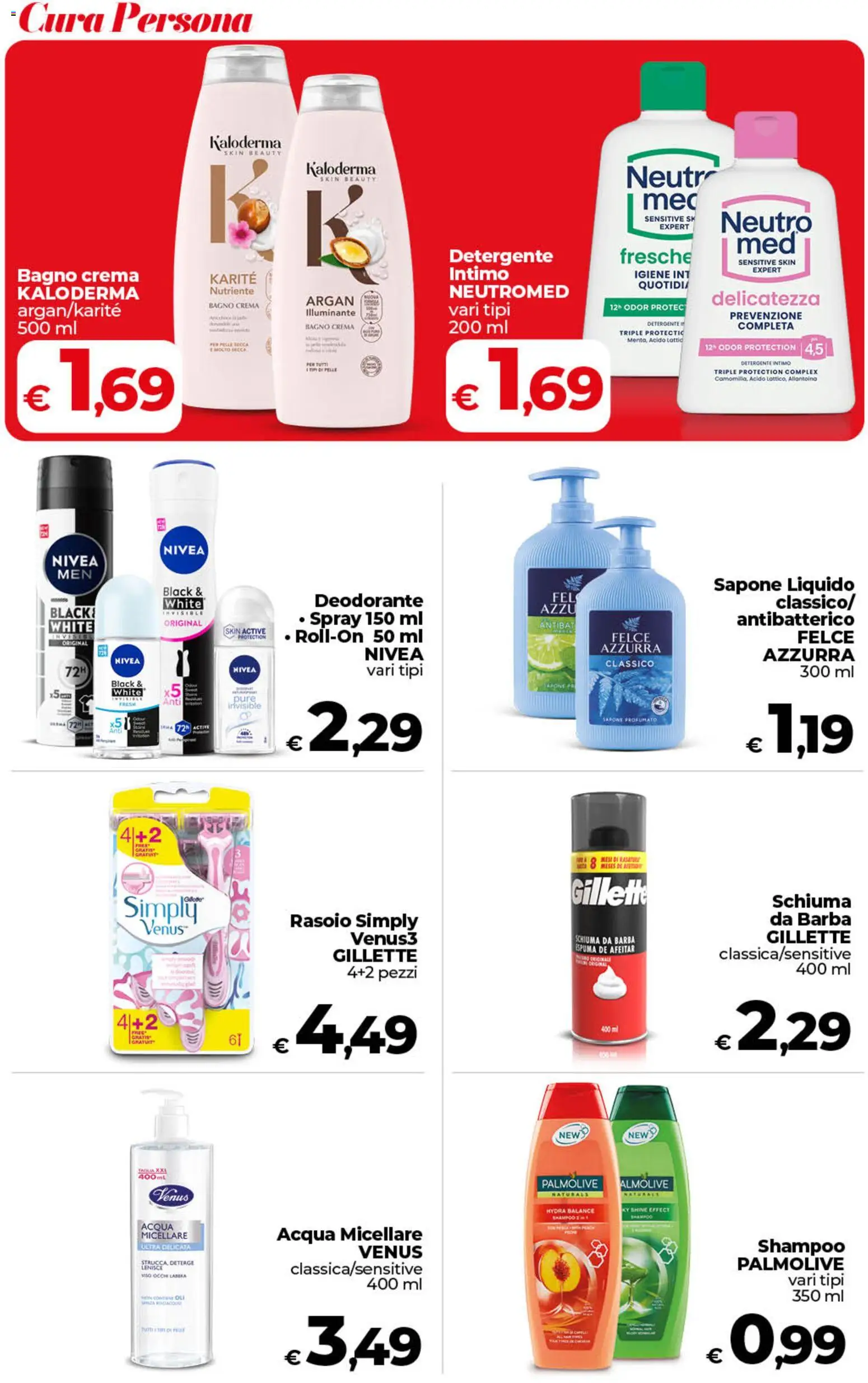 Volantino COOP del 07.04.2026 | Pagina: 42 | Prodotti: Deodorante, Detergente intimo, Detergente, Acqua