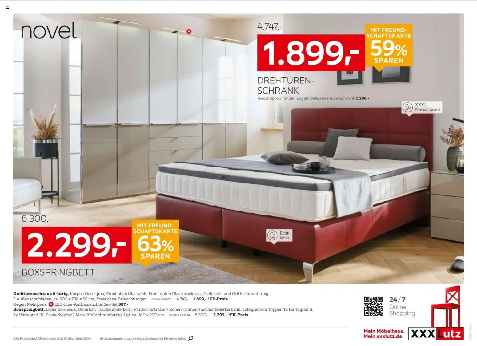 XXXLutz Prospekt – gültig ab 19.09.2026 | Seite: 11 | Produkte: Drehtürenschrank, Boxspringbett, Schrank