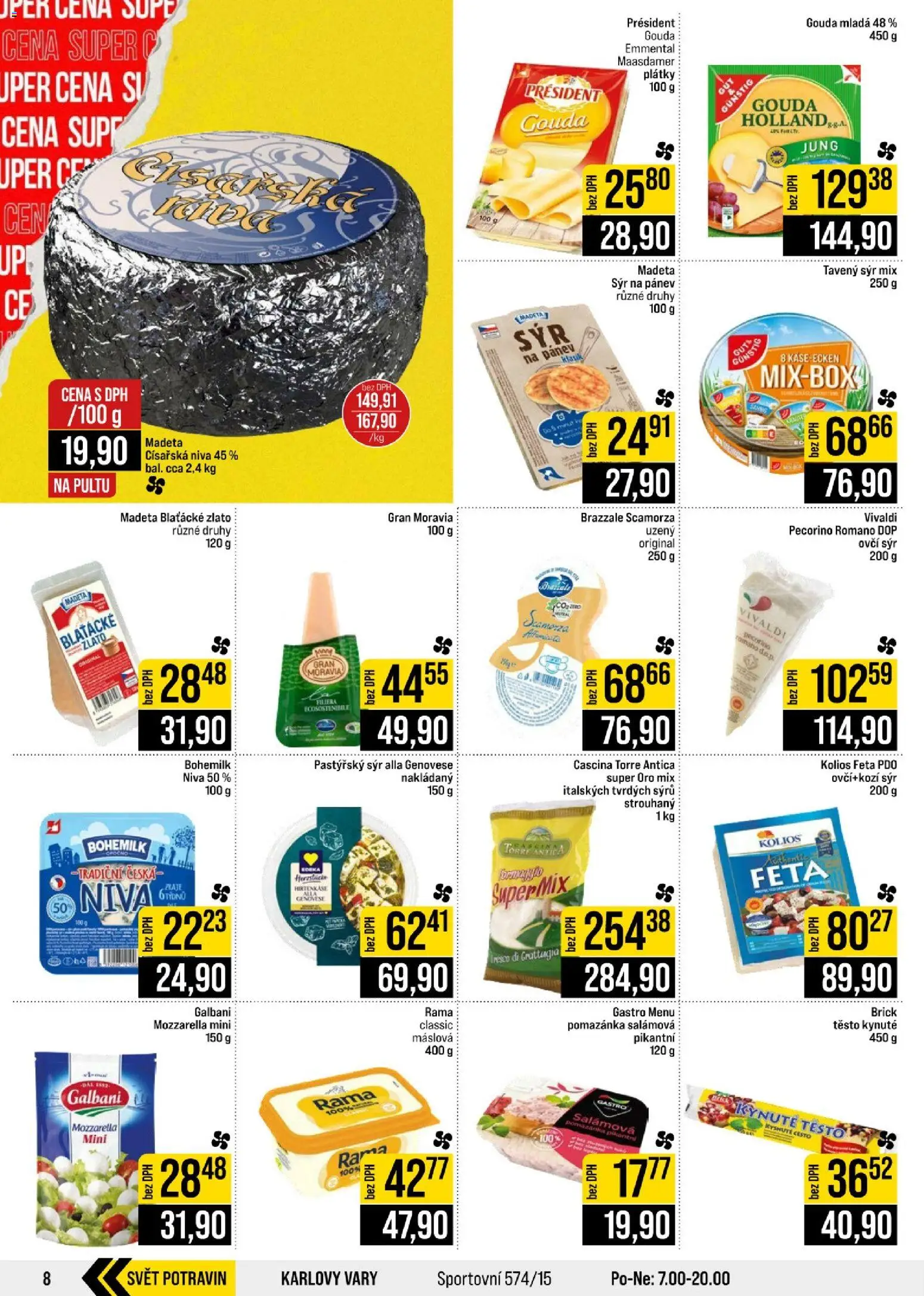 Jip leták - Cash & Carry od 30.09.2026 | Strana: 8 | Produkty: Tavený sýr, Pánev, Rama, Pomazánka