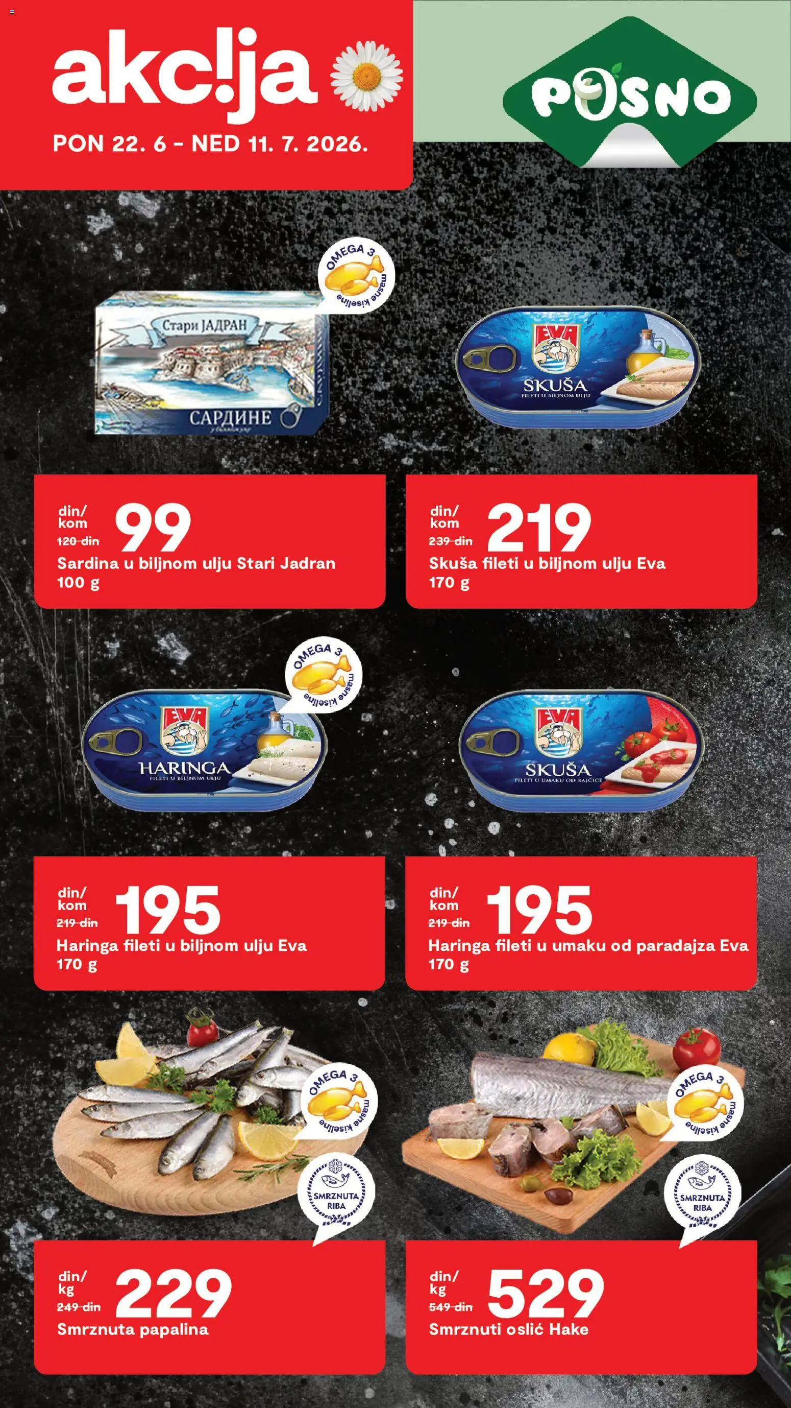 Matijevic katalog - važi od 03.07.2026 | Strana: 18 | Proizvode: Skuša, Oslić, Riba, Sardina