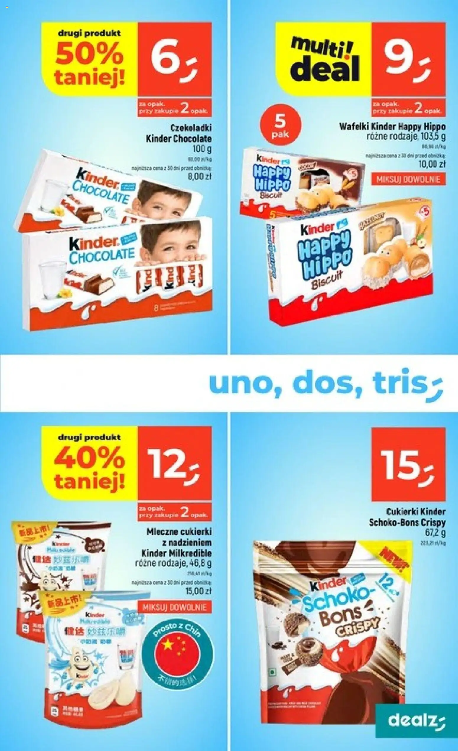 Dealz gazetka od 09.07.2026 | Strona: 13 | Produkty: Czekoladki, Wafelki, Cukierki