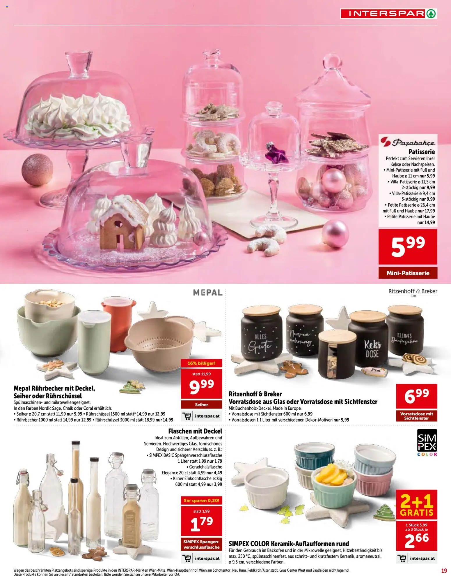 Interspar Sonderfolder Backen gültig ab 01.10.2026 | Seite: 19 | Produkte: Kekse, Mikrowelle