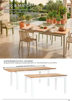 Rahaus Prospekt ab 27.04.2026 gültig | Seite: 9 | Produkte: Esstisch