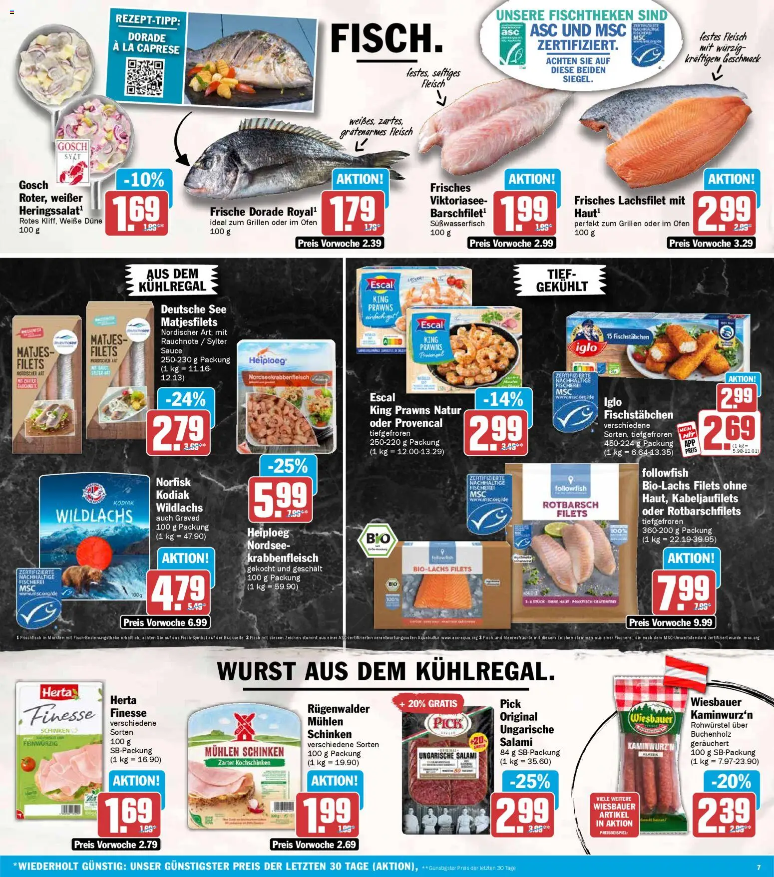 HIT Prospekt 	 – gültig ab 09.03.2026 | Seite: 7 | Produkte: Dorade, Ofen, Schinken, Herta finesse