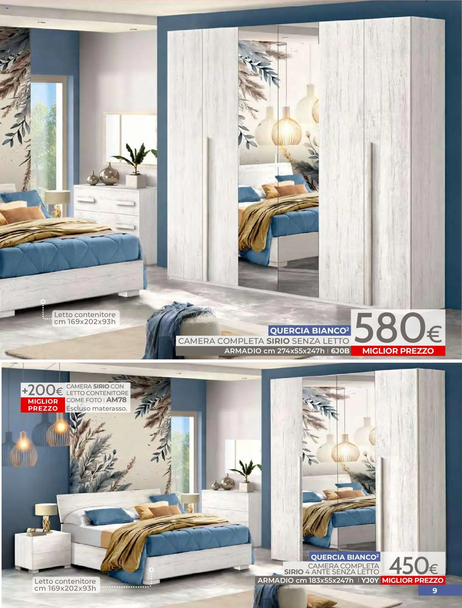Volantino Mondo Convenienza del 01.04.2026 | Pagina: 11 | Prodotti: Letto contenitore, Contenitore, Letto, Armadio