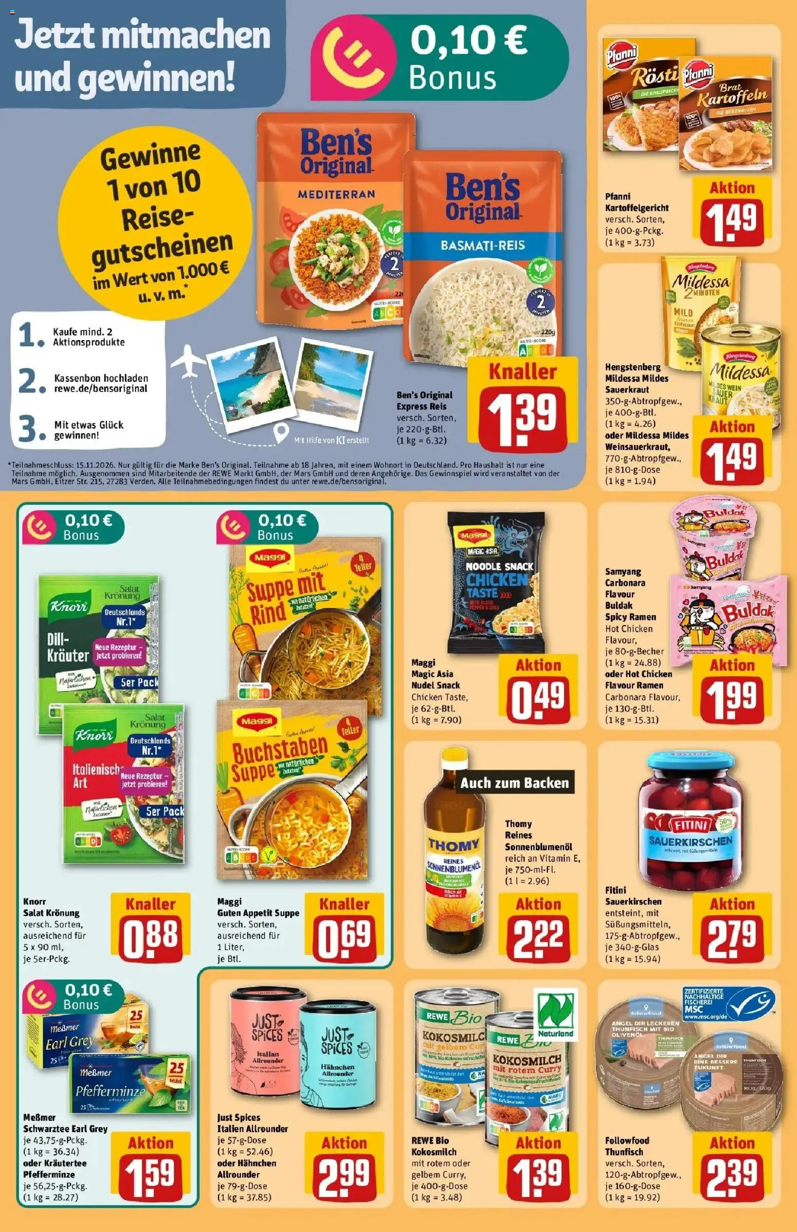 REWE Prospekt ab 07.09.2026 zum Blättern » Angebote | Seite: 22 | Produkte: Messmer, Kräutertee, Chili, Dill