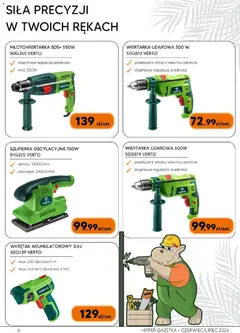 Pogląd oferty "Hipper gazetka" - ważna od 26.06.2026 | Strona: 6 | Produkty: Młotowiertarka, Szlifierka oscylacyjna, Szlifierka