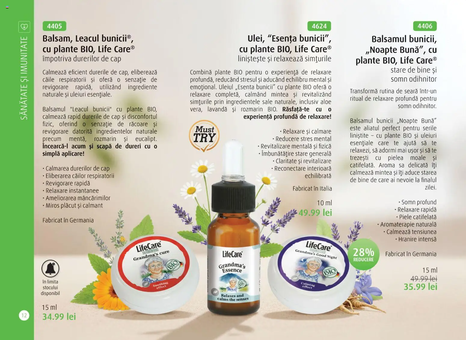 Noul catalog Life Care – valabil de la 01.04.2026 | Pagină: 14 | Produse: Şerit ödül