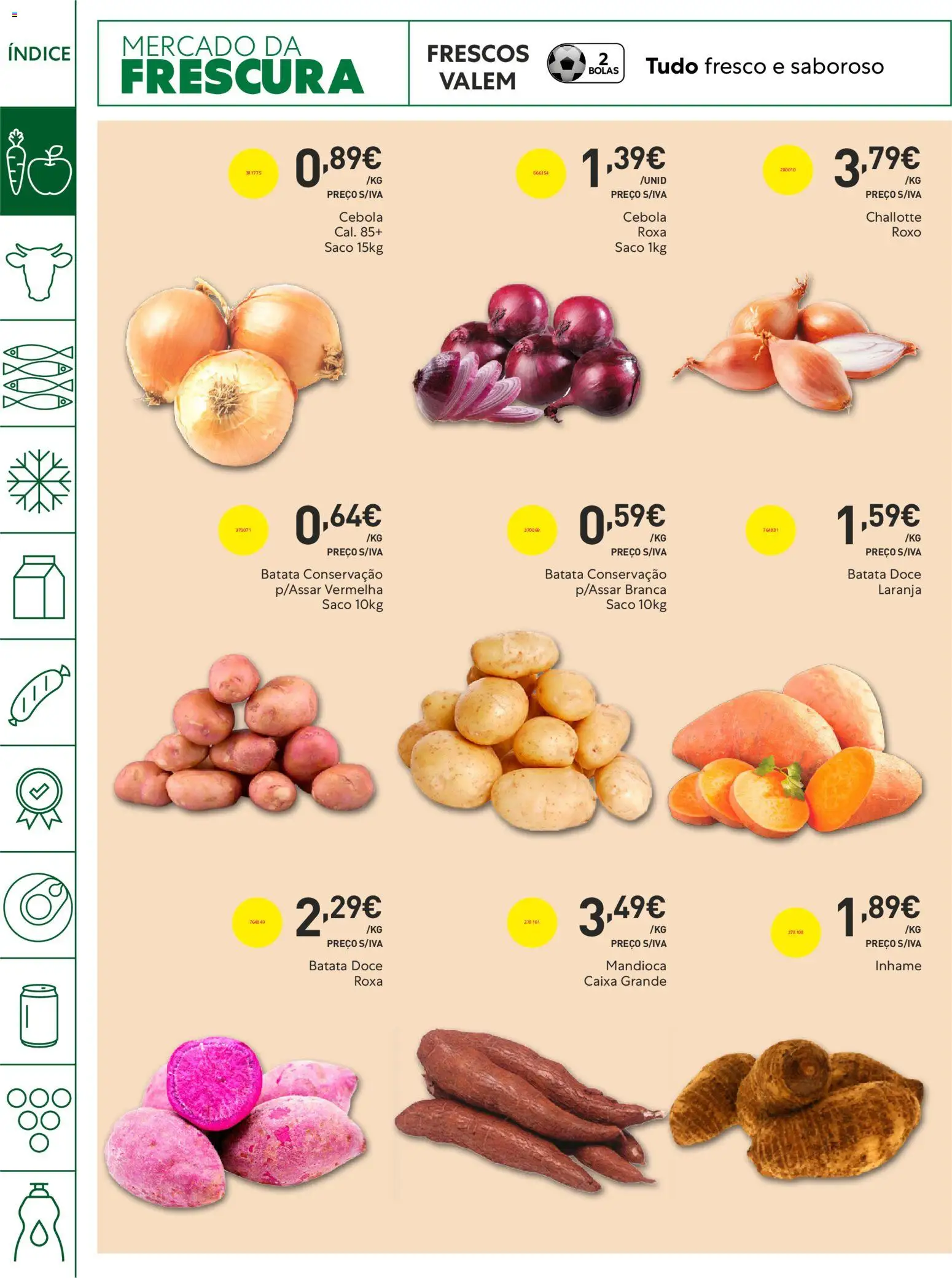 Recheio Horeca Madeira │ válido de 05.05.2026 | Página: 2 | Produtos: Batata, Cebola, Caixa