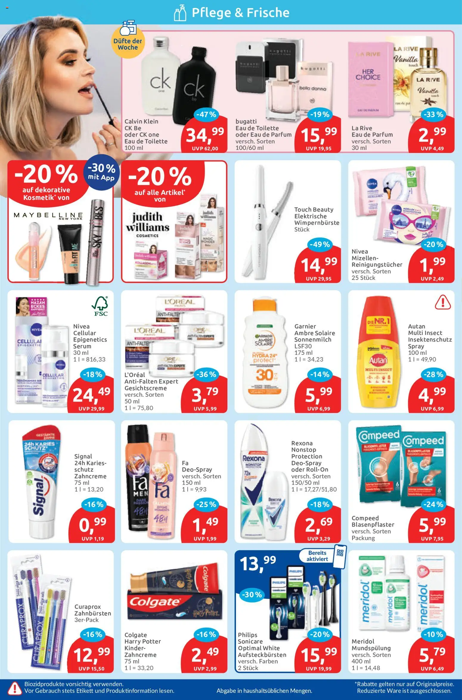 Budni Prospekt – gültig ab 17.08.2026 | Seite: 2 | Produkte: Philips, Parfüm, Eau de Toilette, Reinigungstücher