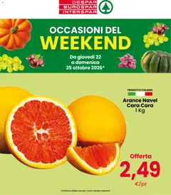 Anteprima del volantino Despar volantino Weekend valido a partire dal 22/10/2026