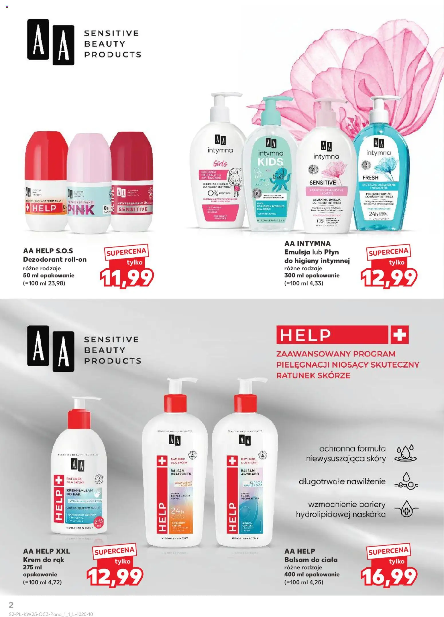 Kaufland Polsko leták - Drogerię od 18.06.2026 | Strana: 2 | Produkty: Antiperspirant, Krém