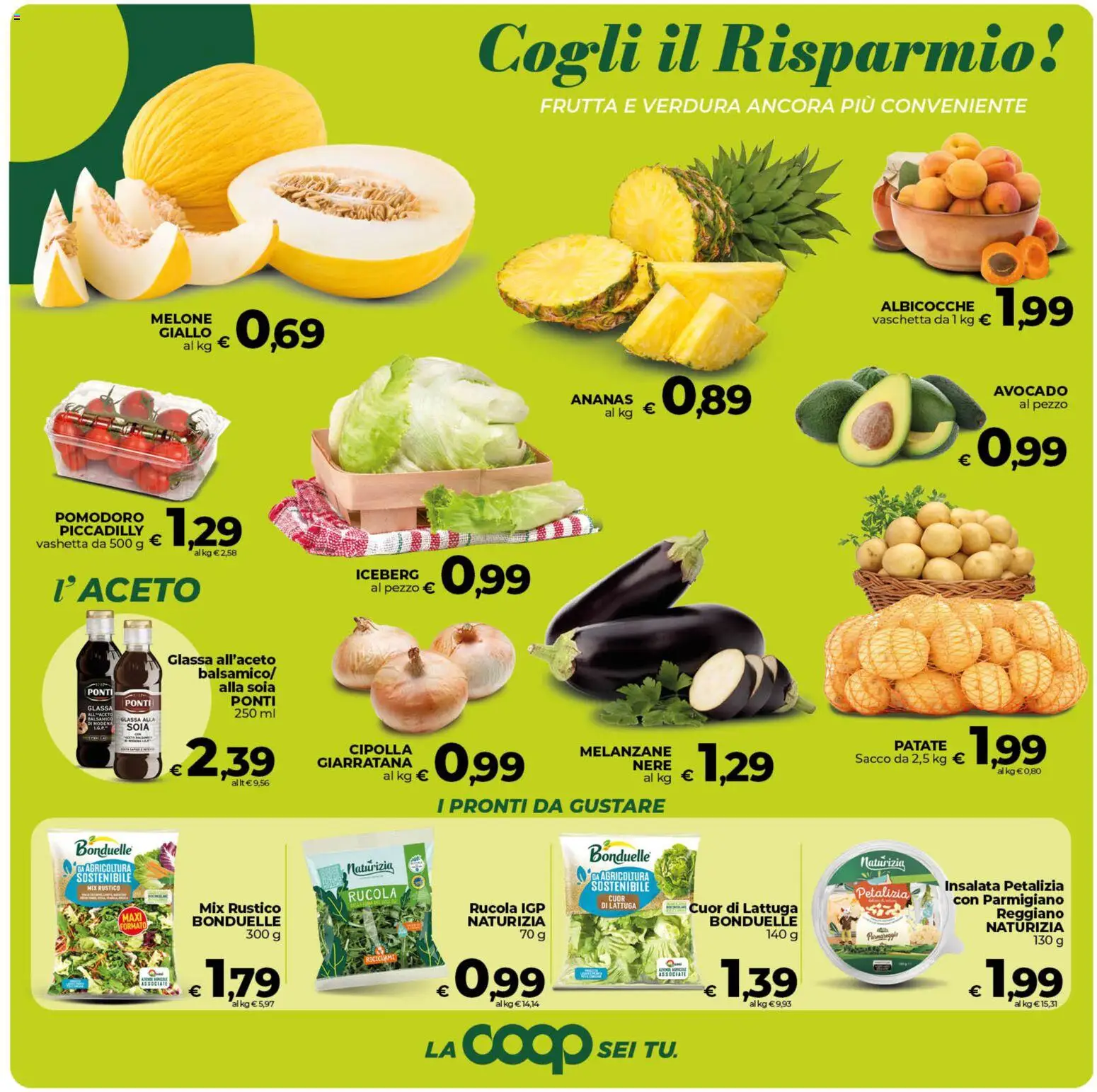 Volantino COOP del 30/07/2026 | Pagina: 17 | Prodotti: Avocado, Patate, Ananas, Melanzane