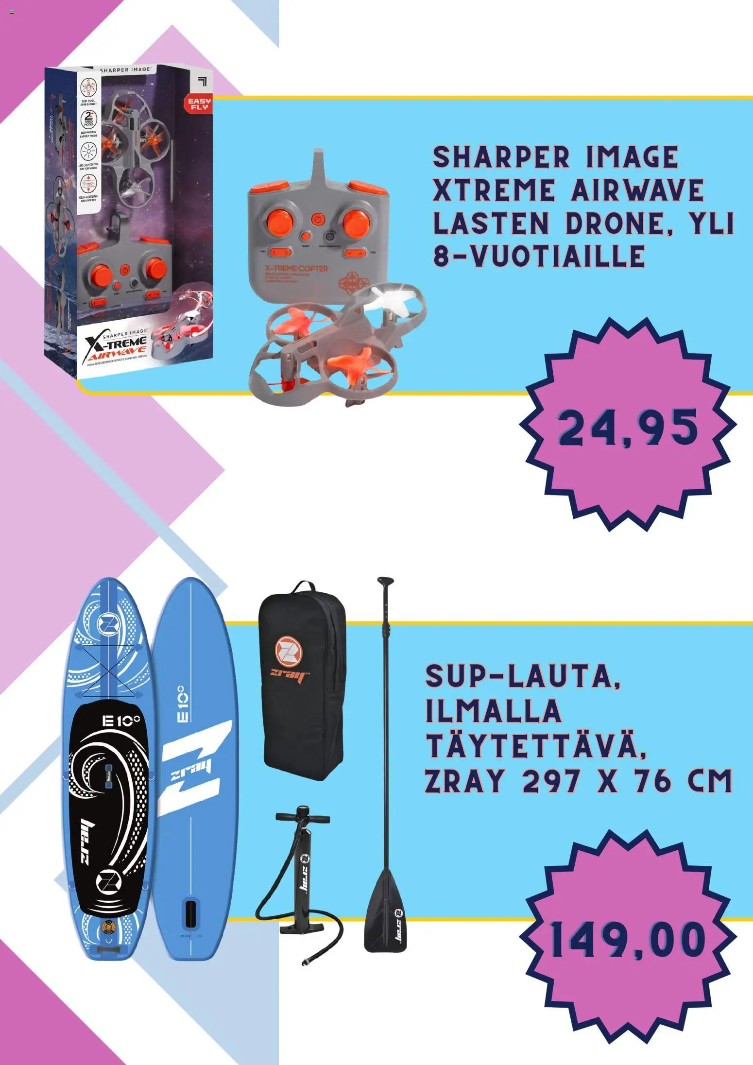 Clas Ohlson tarjoukset – voimassa 29.05.2026 alkaen | Sivu: 3 | Tuotteet: Drone