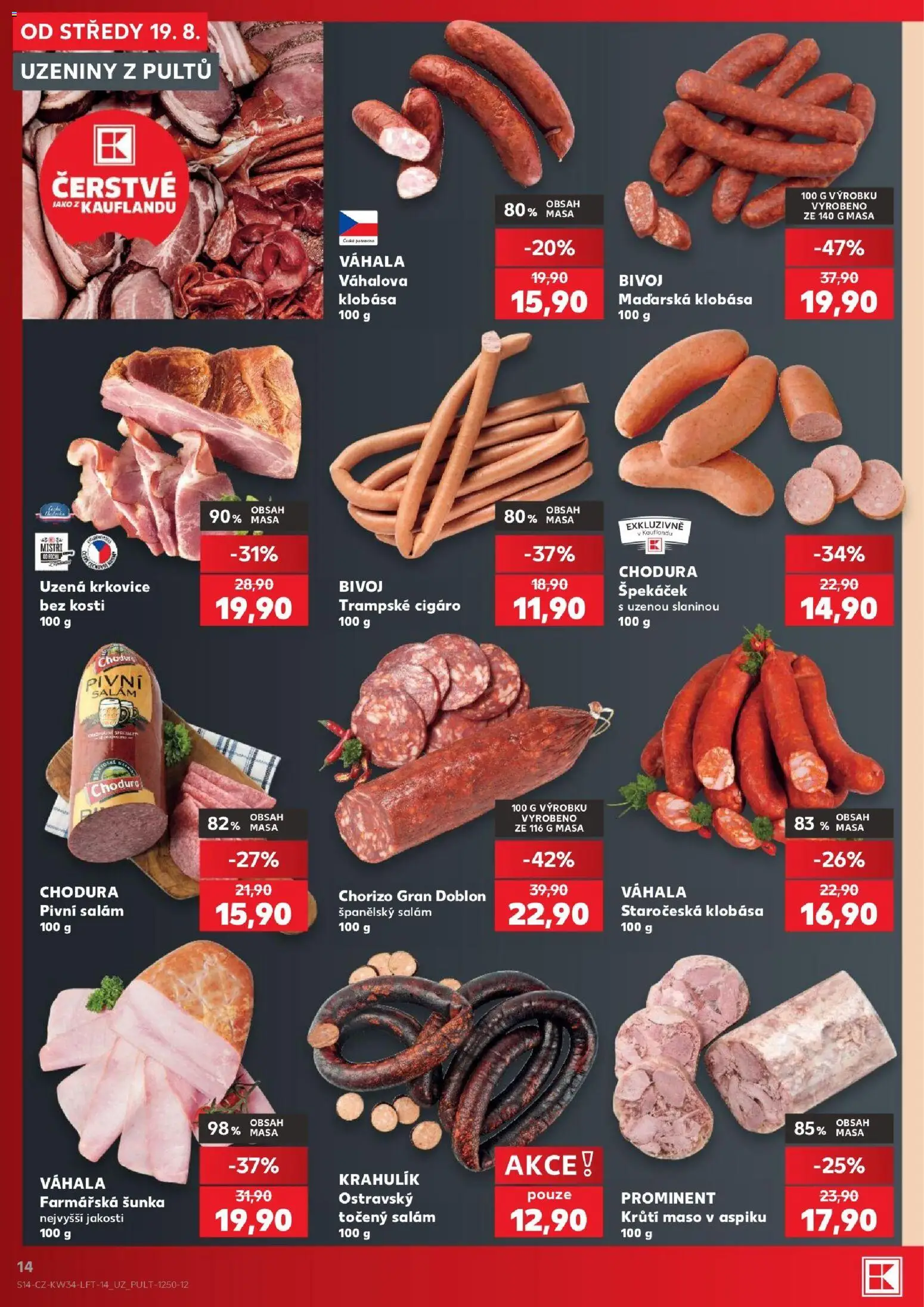 Kaufland leták - Ostrava od 19.08.2026 | Strana: 14