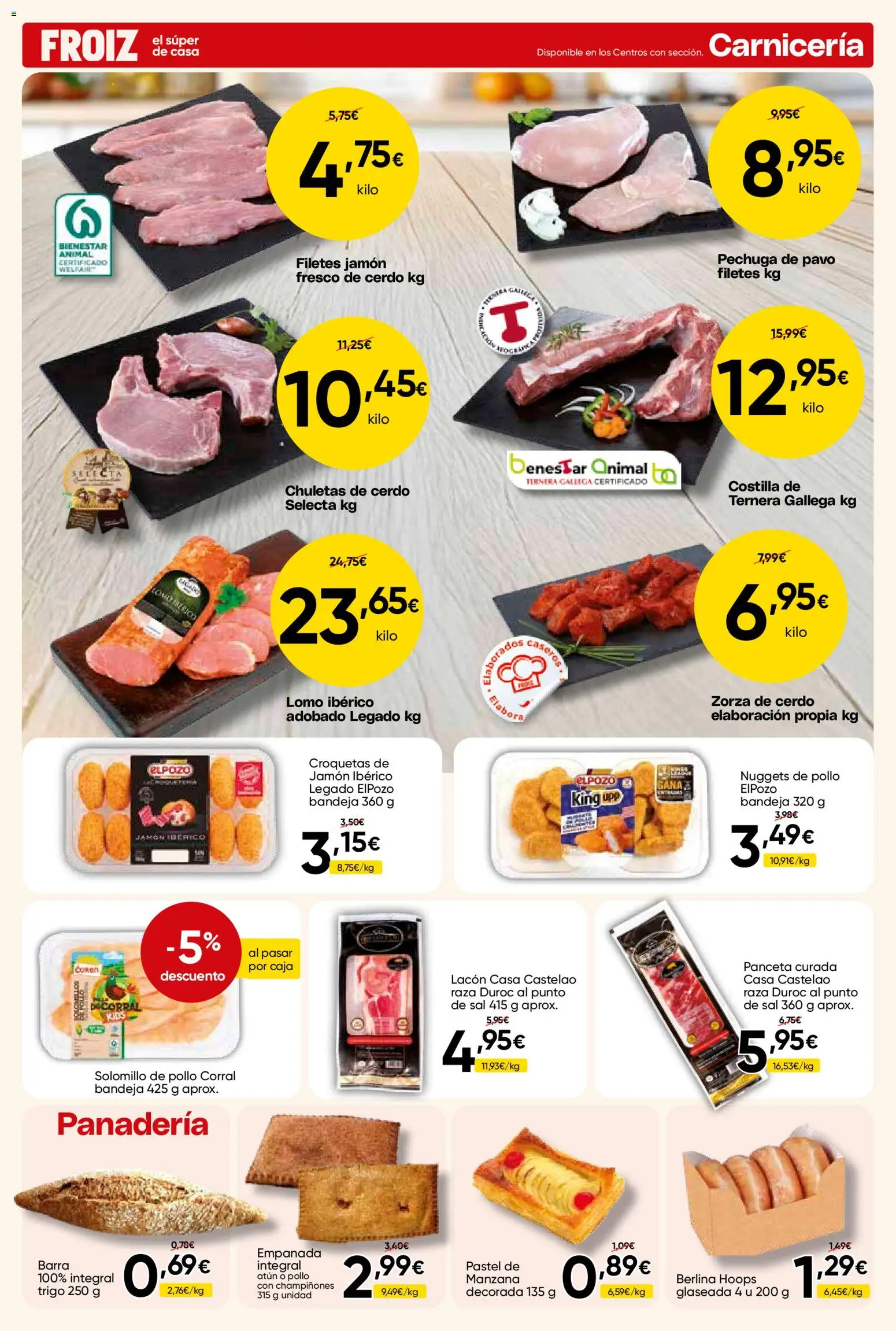 Froiz folleto │ válido desde el 30/09/2026 | Página: 3 | Productos: Panceta, Cerdo, Croquetas, Pavo