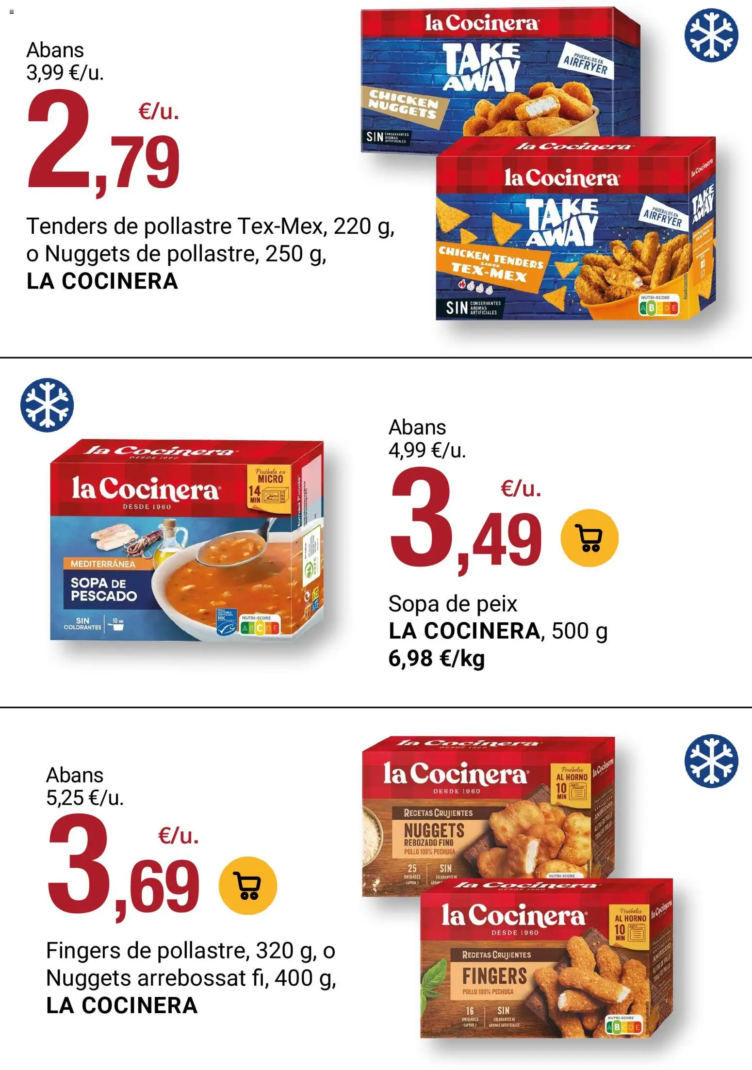 Bonpreu folleto │ válido desde el 29/09/2026 | Página: 77 | Productos: Pescado, Horno, Pollo, Nuggets