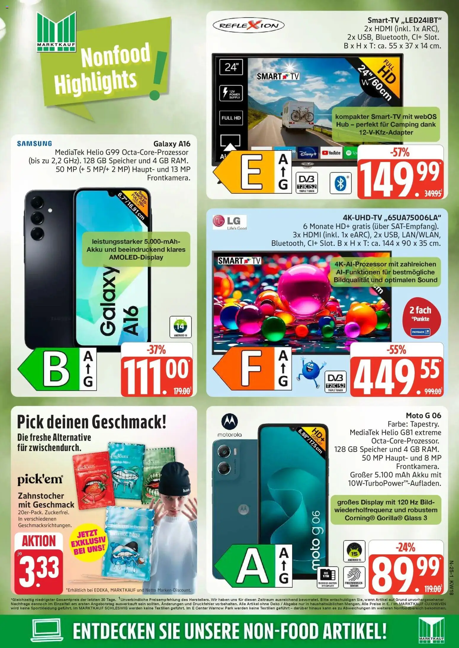 Edeka Prospekt Rostock – gültig ab 27.04.2026 | Seite: 25 | Produkte: Samsung, Smart TV, TV