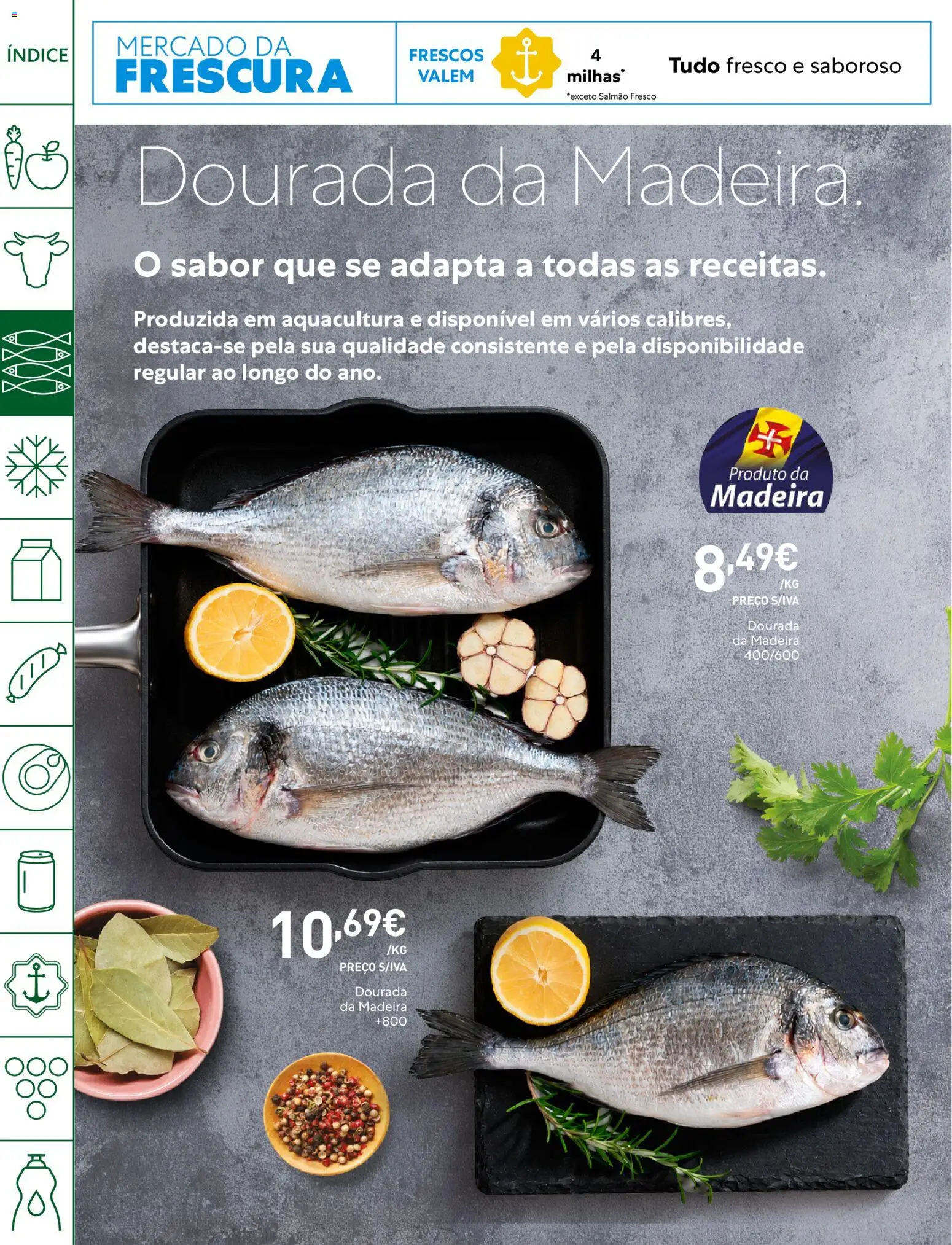 Recheio folheto Horeca Madeira │ válido de 27/10/2026 | Página: 6 | Produtos: Dourada, Salmão, Salmão fresco